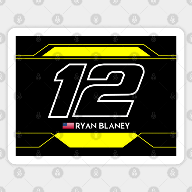 Ryan Blaney #12 2023 NASCAR Design Sticker by AR Designs 